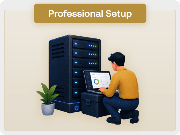 Professional setup on your server